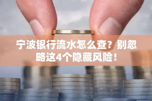 宁波银行流水怎么查？别忽略这4个隐藏风险！