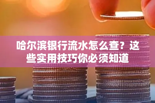 哈尔滨银行流水怎么查？这些实用技巧你必须知道