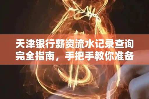 天津银行薪资流水记录查询完全指南，手把手教你准备材料